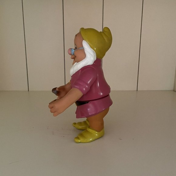 Vtg. DISNEY 1992 DOC Snow White Seven Dwarfs 6 inch Rubber Figure Thailand R2 - Picture 4 of 12